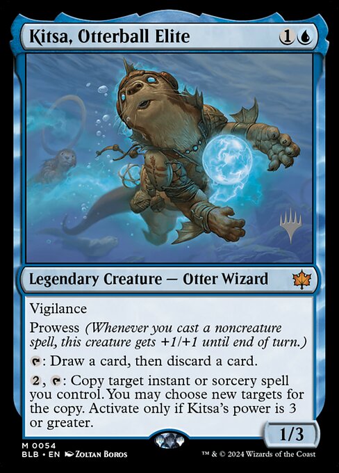 Kitsa, Otterball Elite (PBLB 54p) [Bloomburrow Promos]