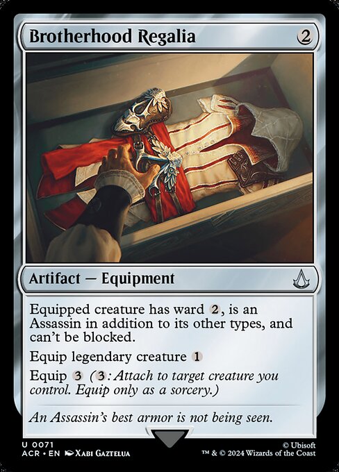 Brotherhood Regalia (ACR 71) [Assassin's Creed]