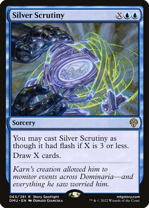 Silver Scrutiny (DMU 65) [Dominaria United]