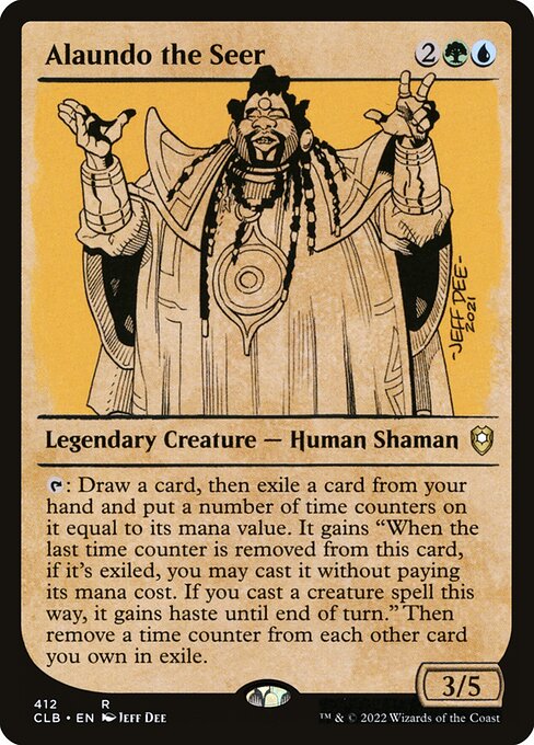 Alaundo the Seer (CLB 412) [Commander Legends: Battle for Baldur's Gate]