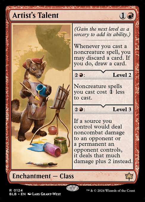 Artist's Talent (BLB 124) [Bloomburrow]