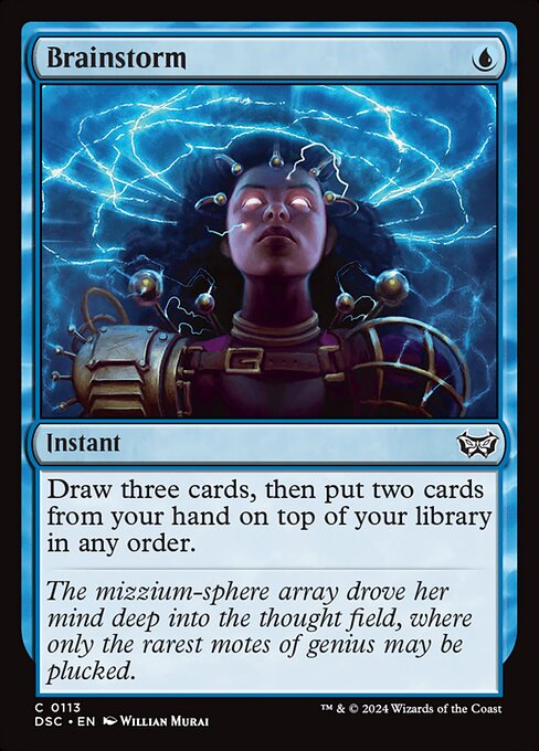 Brainstorm (DSC 113) [Duskmourn: House of Horror Commander]