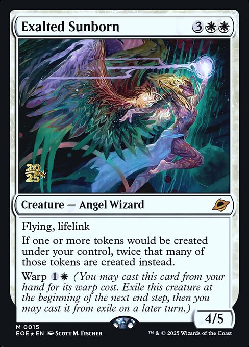 Exalted Sunborn (PEOE 15s) [Edge of Eternities Promos]