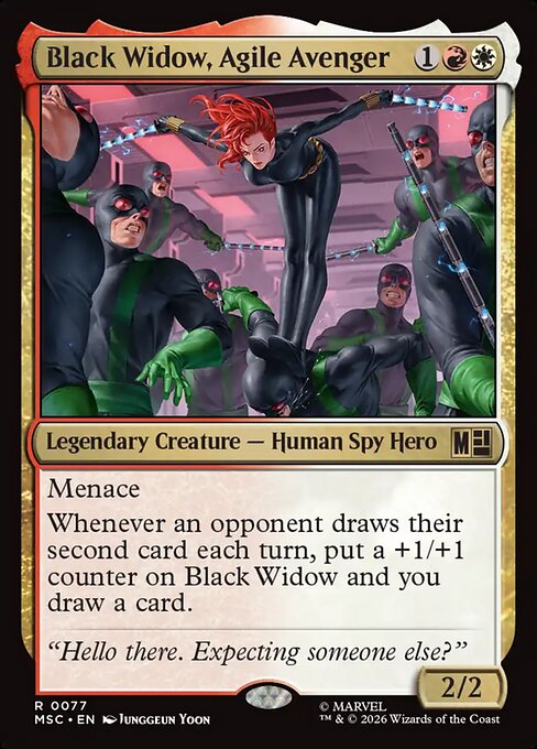 Black Widow, Agile Avenger (MSC 77) [Marvel Super Heroes Commander]