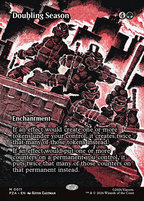 Doubling Season (PZA 11) [Teenage Mutant Ninja Turtles Source Material]