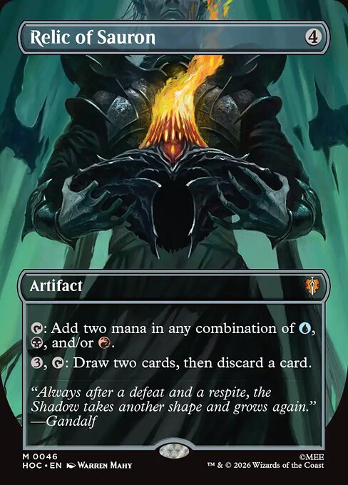 Relic of Sauron (Borderless) (HOC 46) [The Hobbit Eternal]
