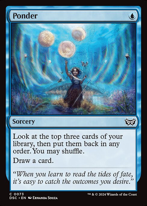 Ponder (DSC 73) [Duskmourn: House of Horror Commander]