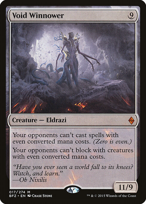 Void Winnower (BFZ 17) [Battle for Zendikar]