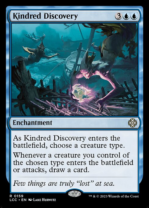 Kindred Discovery (LCC 159) [The Lost Caverns of Ixalan Commander]