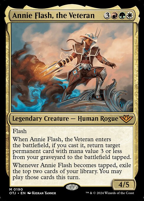 Annie Flash, the Veteran (OTJ 190) [Outlaws of Thunder Junction]