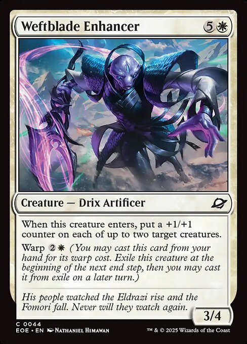 Weftblade Enhancer (EOE 44) [Edge of Eternities]