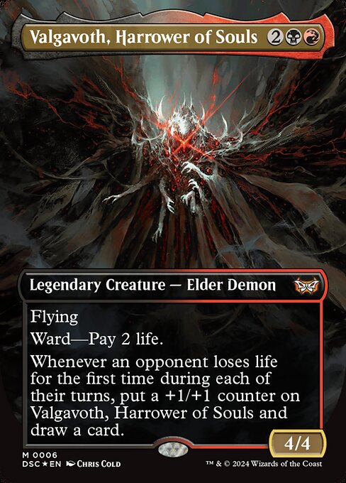 Valgavoth, Harrower of Souls (DSC 6) [Duskmourn: House of Horror Commander]
