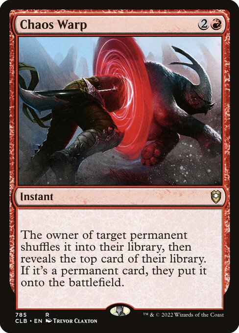 Chaos Warp (CLB 785) [Commander Legends: Battle for Baldur's Gate]