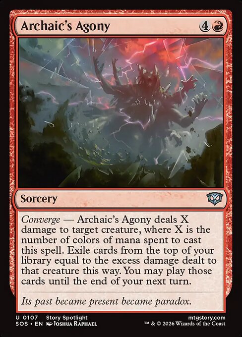 Archaic's Agony (SOS 107) [Secrets of Strixhaven]