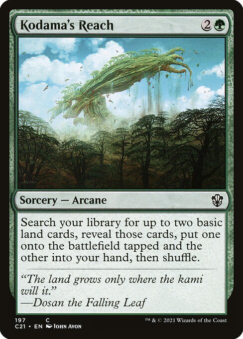 Kodama's Reach (C21 197) [Commander 2021]