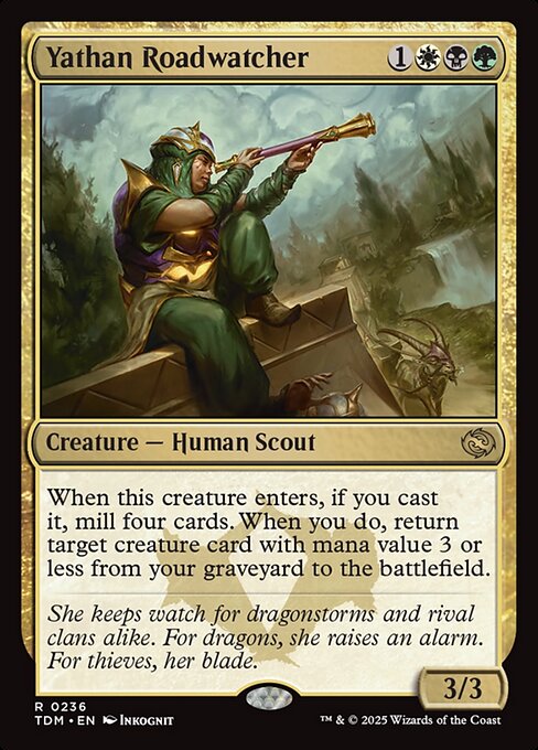 Yathan Roadwatcher (TDM 236) [Tarkir: Dragonstorm]