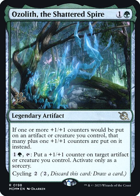 Ozolith, the Shattered Spire (PMOM 198s) [March of the Machine Promos]