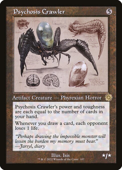 Psychosis Crawler (Retro Frame) (BRR 107) [The Brothers' War Retro Artifacts]