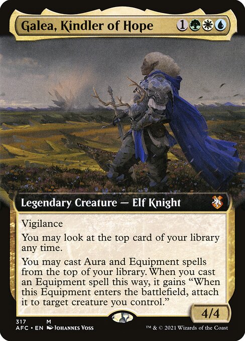 Galea, Kindler of Hope (AFC 317) [Forgotten Realms Commander]