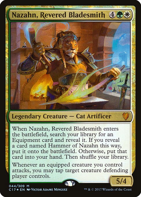 Nazahn, Revered Bladesmith (C17 44) [Commander 2017]