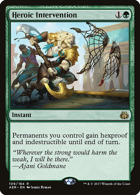 Heroic Intervention (AER 109) [Aether Revolt]