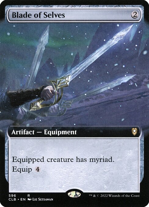 Blade of Selves (Extended Art) (CLB 596) [Commander Legends: Battle for Baldur's Gate]