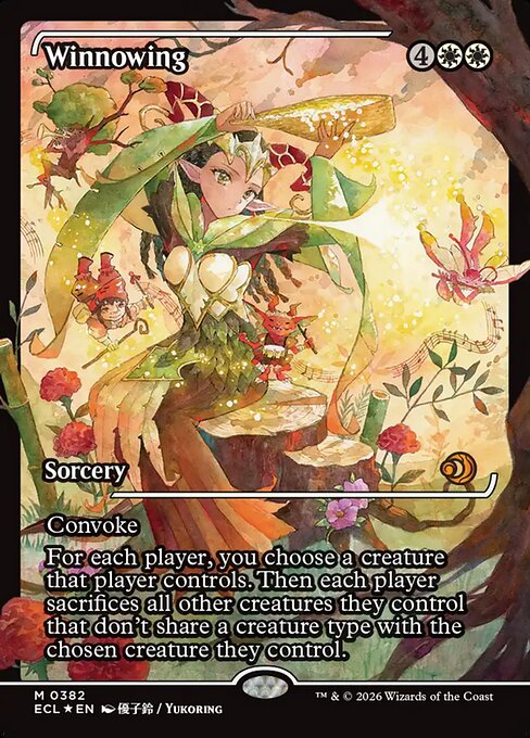 Winnowing (ECL 382) [Lorwyn Eclipsed]