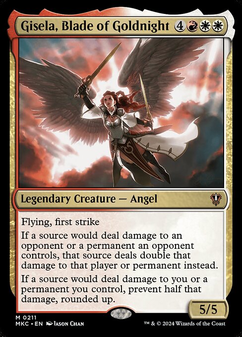 Gisela, Blade of Goldnight (MKC 211) [Murders at Karlov Manor Commander]