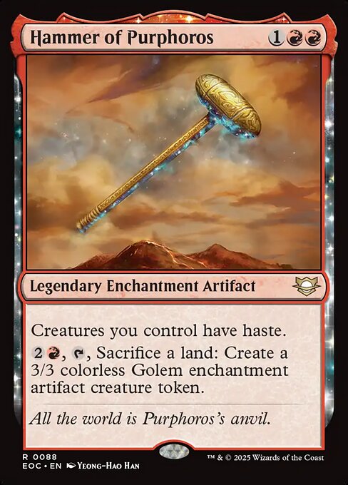 Hammer of Purphoros (EOC 88) [Edge of Eternities Commander]