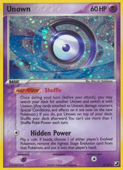 Unown D (UF D/28) [Unseen Forces]