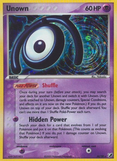 Unown M (UF M/28) [Unseen Forces]