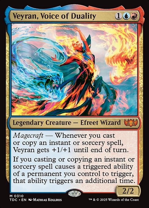 Veyran, Voice of Duality (TDC 310) [Tarkir: Dragonstorm Commander]