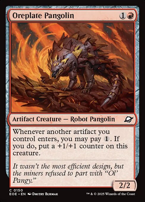 Oreplate Pangolin (EOE 150) [Edge of Eternities]