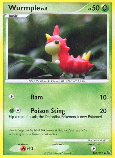 Wurmple (PL 103/127) [Platinum]