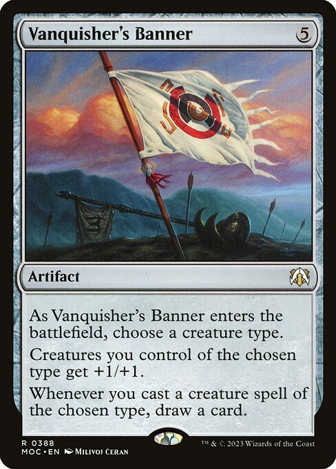 Vanquisher's Banner (MOC 388) [March of the Machine Commander]