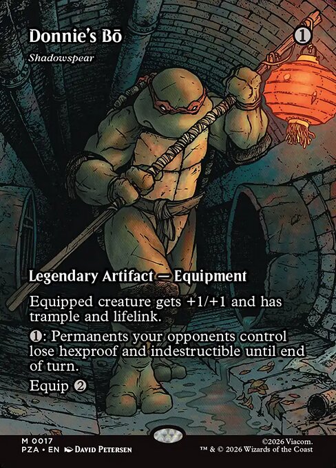 Shadowspear (PZA 17) [Teenage Mutant Ninja Turtles Source Material]