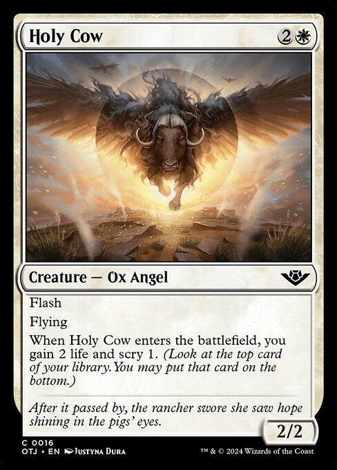 Holy Cow (OTJ 16) [Outlaws of Thunder Junction]