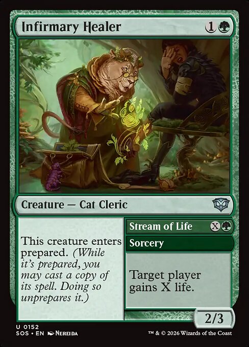 Infirmary Healer // Stream of Life (SOS 152) [Secrets of Strixhaven]