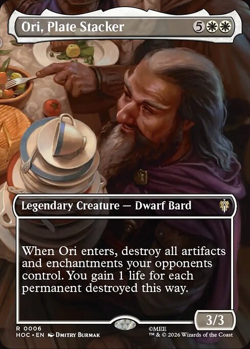 Ori, Plate Stacker (HOC 6) [The Hobbit Eternal]