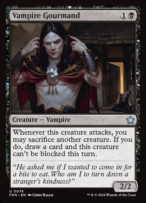 Vampire Gourmand (FDN 74) [Foundations]