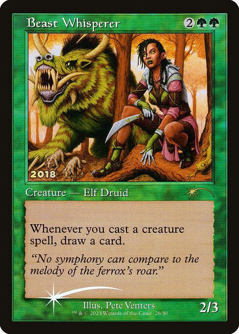 Beast Whisperer (Retro Frame) (P30A 26) [30th Anniversary Play Promos]