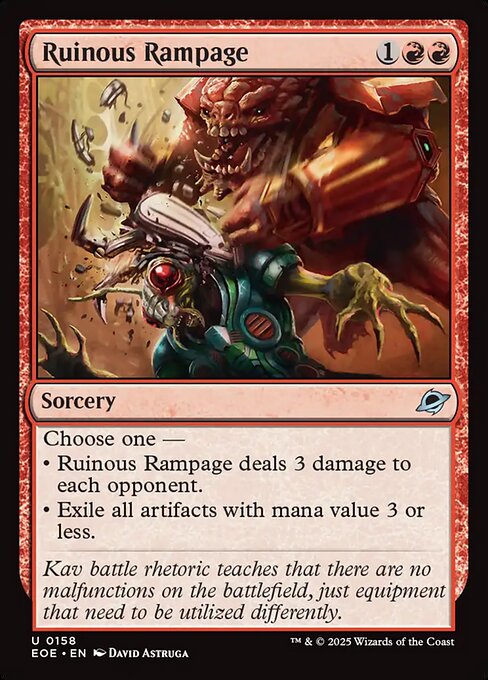 Ruinous Rampage (EOE 158) [Edge of Eternities]
