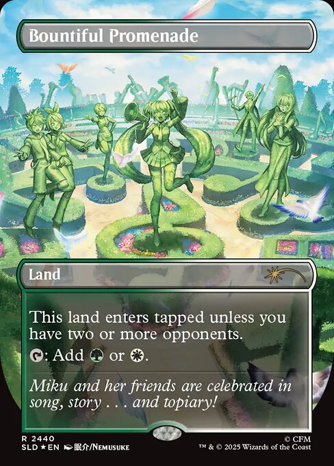 Bountiful Promenade (Borderless) (SLD 2440) [Secret Lair Drop]