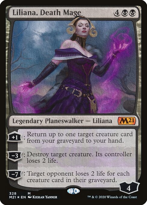 Liliana, Death Mage (M21 328) [Core Set 2021]