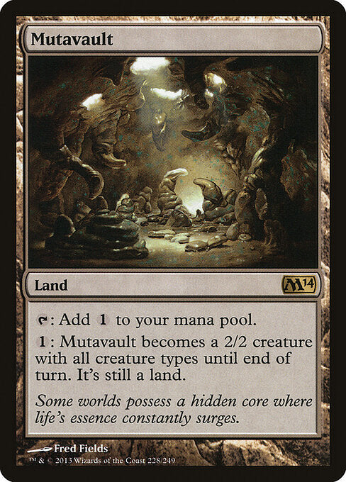 Mutavault (M14 228) [Magic 2014]