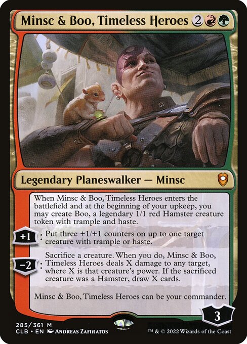 Minsc & Boo, Timeless Heroes (CLB 285) [Commander Legends: Battle for Baldur's Gate]
