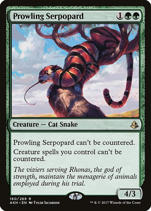 Prowling Serpopard (AKH 180) [Amonkhet]