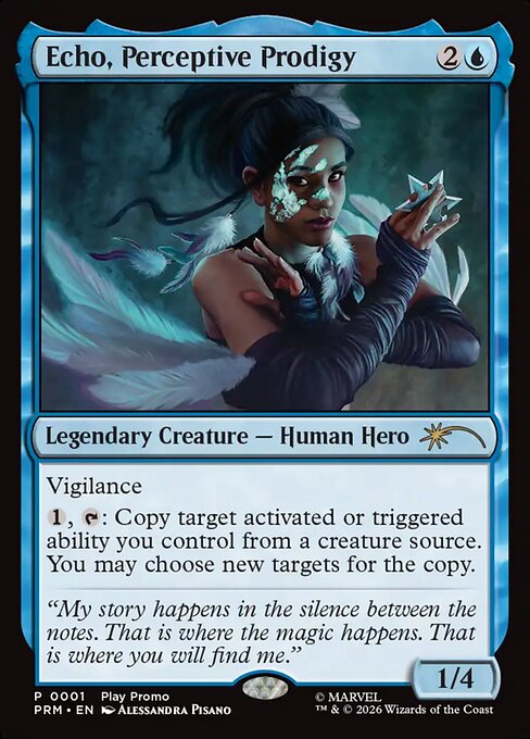 Echo, Perceptive Prodigy (PW26 11) [Wizards Play Network 2026]