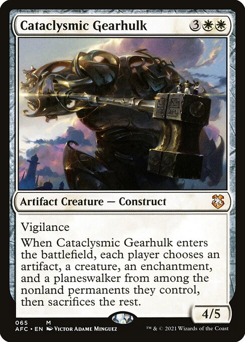 Cataclysmic Gearhulk (AFC 65) [Forgotten Realms Commander]