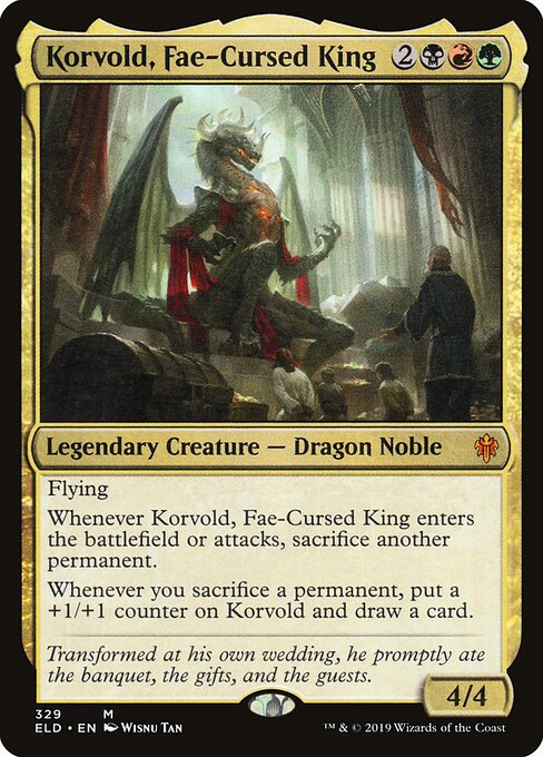 Korvold, Fae-Cursed King (ELD 329) [Throne of Eldraine]